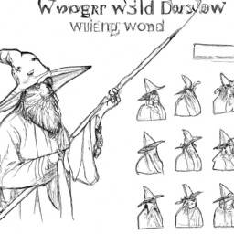 How To Draw A Wizard - A Step By Step Drawing Guide - Custom Paint By Numbers