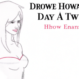 How To Draw A Woman - A Step By Step Drawing Guide - Custom Paint By Numbers