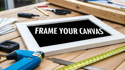 How to Frame a Canvas Panel Your Complete DIY Guide - Custom Paint By Numbers