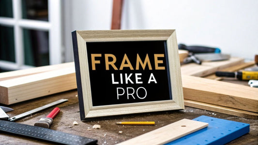 How to Frame Canvas Paintings Like a Pro - Custom Paint By Numbers