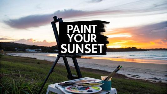 How to Paint a Sunset a Beginner Can Master - Custom Paint By Numbers