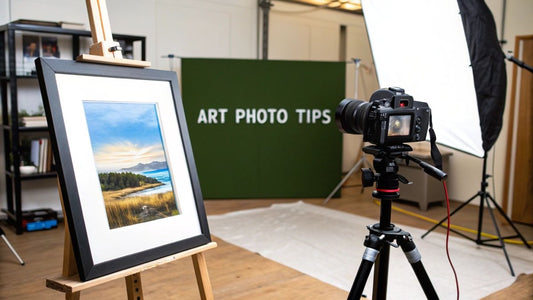 how to photograph artwork for prints: Quick, pro tips - Custom Paint By Numbers
