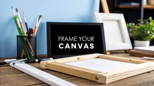 How to Put Canvas in Frame for a Flawless Finish - Custom Paint By Numbers
