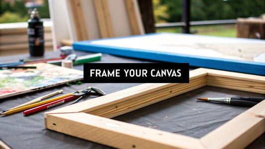 How to Put Canvas on a Frame: A Pro Guide (how to put canvas on a frame) - Custom Paint By Numbers