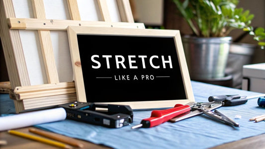 How to Stretch a Painted Canvas Like a Pro - Custom Paint By Numbers