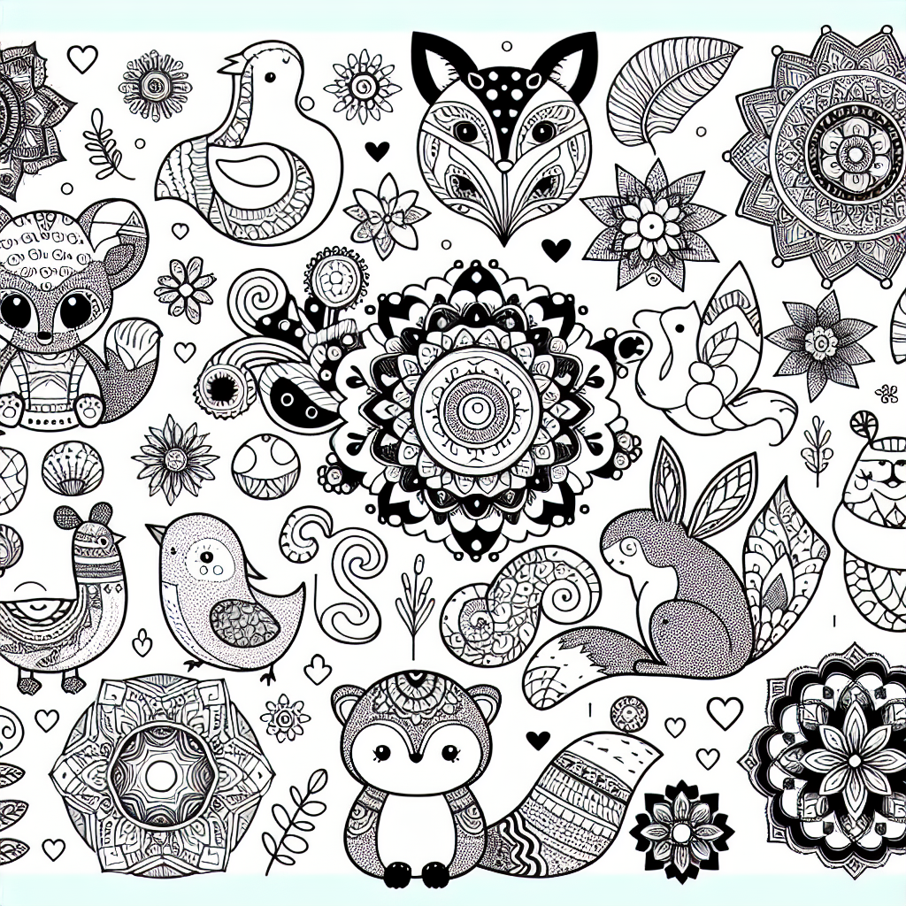 Free Coloring Pages For Adults – Custom Paint By Numbers