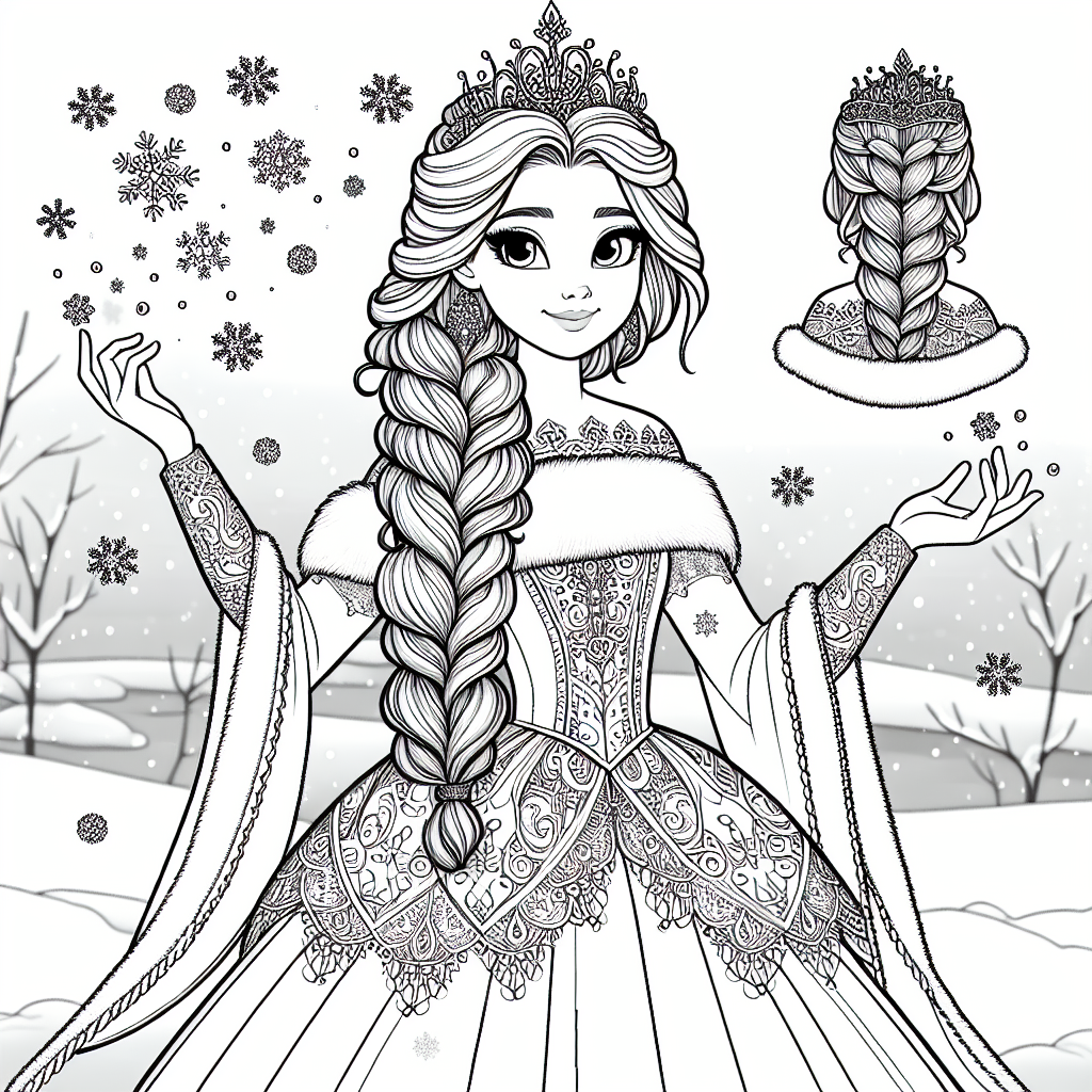 elsa-coloring-pages-custom-paint-by-numbers