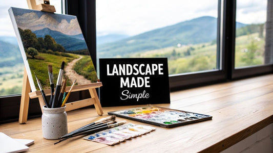 Landscape Painting for Beginners Made Simple - Custom Paint By Numbers