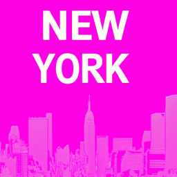 New York Pink Color, Meaning, And History - Custom Paint By Numbers