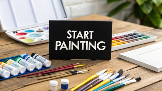 Painting Kit for Beginners: Start Your Art Journey - painting kit for beginners - Custom Paint By Numbers
