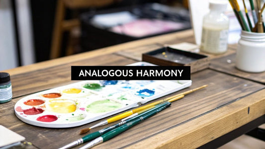 Painting with Analogous Colors for Harmonious Art - Custom Paint By Numbers