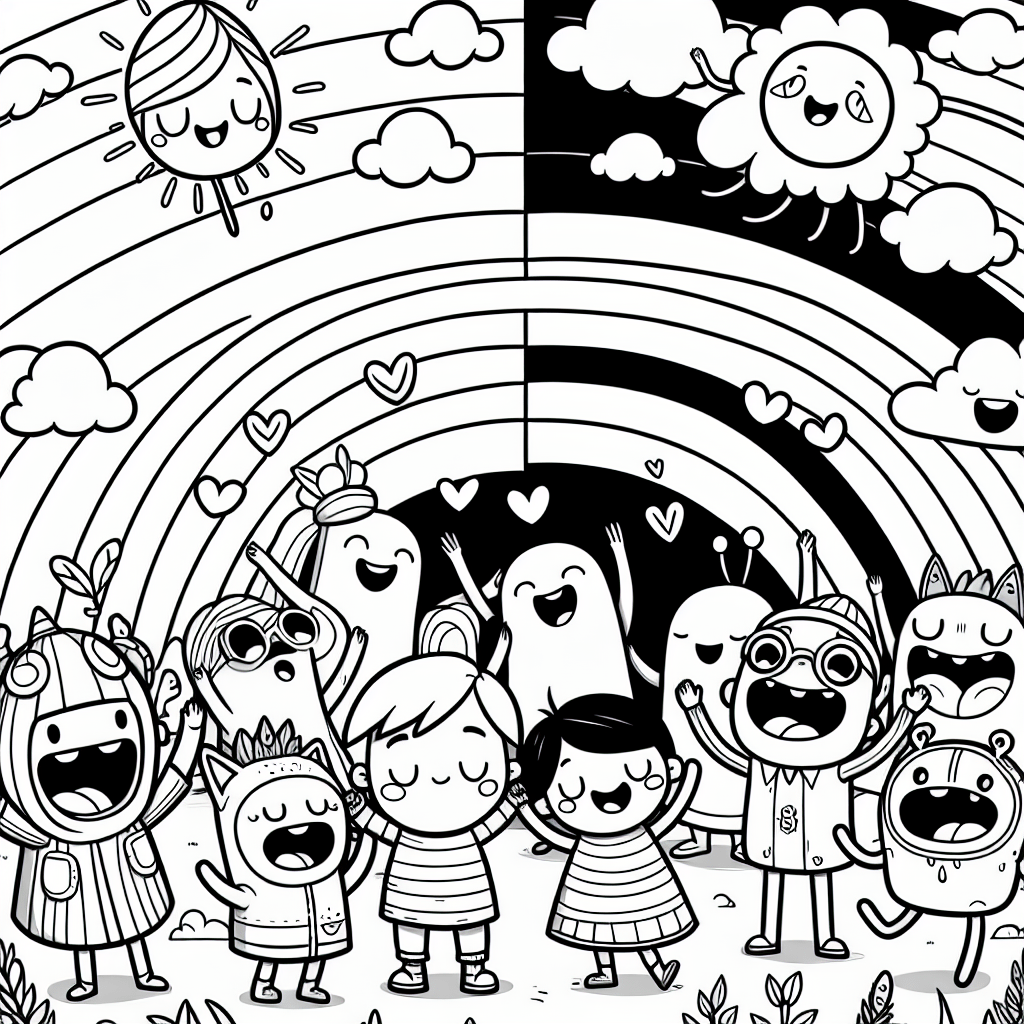 Rainbow Friends Coloring Pages – Custom Paint By Numbers