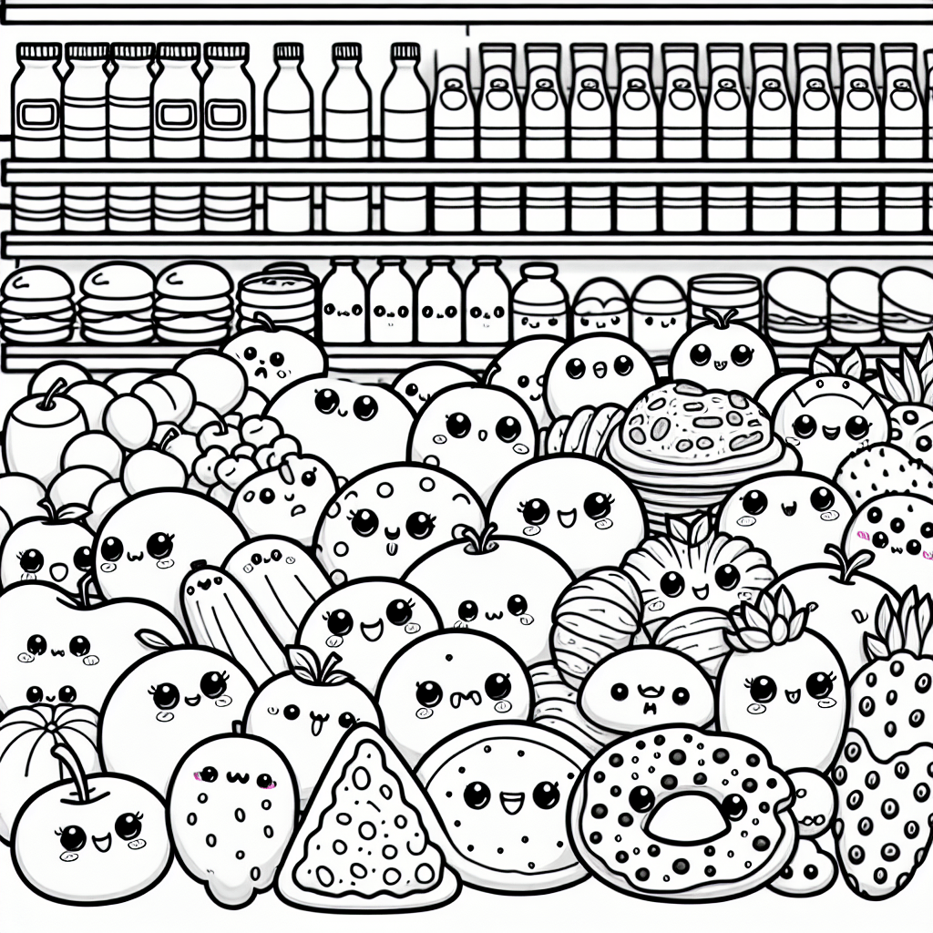 Shopkins Coloring Pages – Custom Paint By Numbers