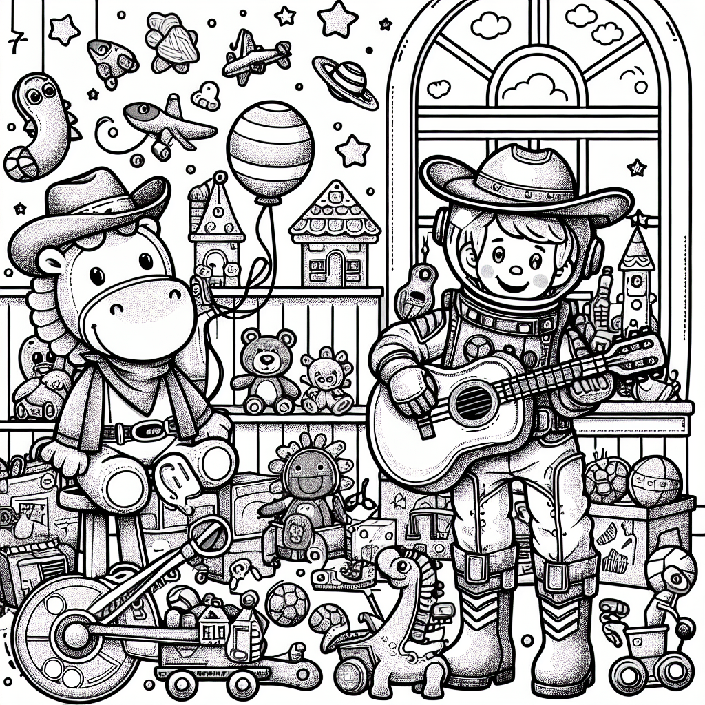 Free Toy Story Coloring Pages | Printable PDF – Custom Paint By Numbers