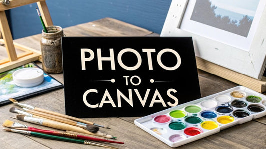 turn photo into canvas painting: Quick guide - Custom Paint By Numbers