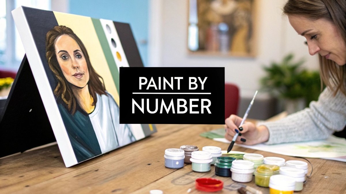 Turn Your Photo into a Custom Paint By Number Portrait – Custom Paint ...