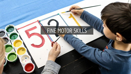What Are Fine Motor Skills? A Parent's Guide - Custom Paint By Numbers