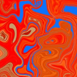 What Color Does Aquamarine And Orange-Red Make? - Custom Paint By Numbers