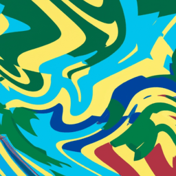 What Color Does Aquamarine And Orange-Yellow Make? - Custom Paint By Numbers