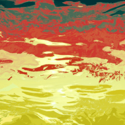 What Color Does Aquamarine And Sunset Make? - Custom Paint By Numbers