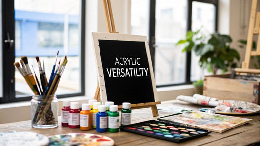 What is Acrylic Paint Used For? A Beginner's Guide to Surfaces and Techniques - Custom Paint By Numbers