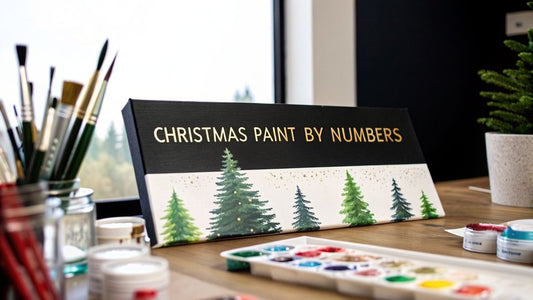 Your Guide to Adult Paint by Numbers Christmas Kits - Custom Paint By Numbers