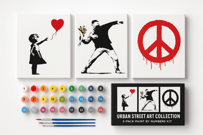 Banksy Collection 3-Pack | Street Art Masterpieces