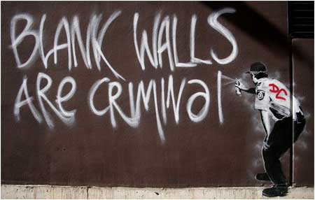 Banksy Blank Walls Are Criminal - Custom Paint By Numbers