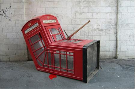 Banksy Death of a Telephone Box - Soho, London - Custom Paint By Numbers
