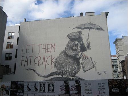 Banksy Let Them Eat Crack Graffiti - New York, USA - Custom Paint By Numbers