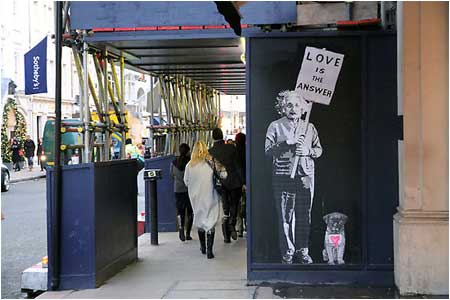 Banksy Love is the Answer Graffiti - Custom Paint By Numbers