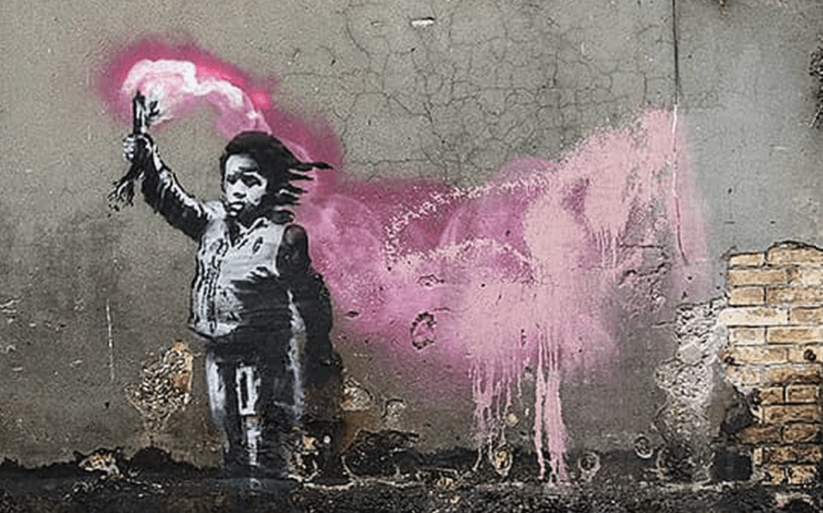 Banksy Migrant Child Venice - Custom Paint By Numbers