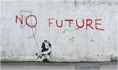 Banksy No Future Graffiti - Southampton, UK - Custom Paint By Numbers