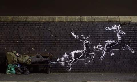 Banksy Reindeers - Custom Paint By Numbers
