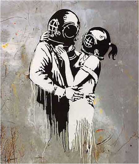 Banksy Think Tank (Blur Album Cover Art) Graffiti - Custom Paint By Numbers
