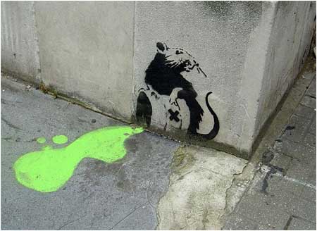 Banksy Toxic Rat Graffiti - Custom Paint By Numbers