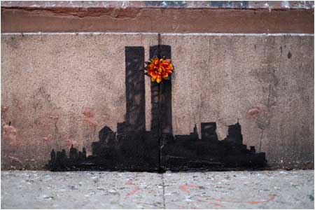 Banksy Twin Towers Graffiti - New York, USA - Custom Paint By Numbers