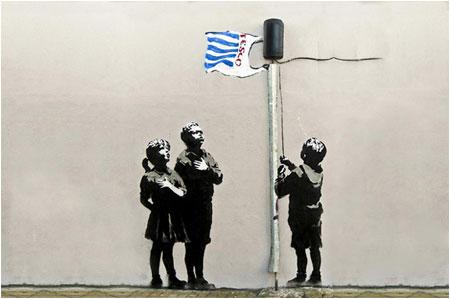 Banksy Very Little Helps Graffiti - Essex Road, London - Custom Paint By Numbers