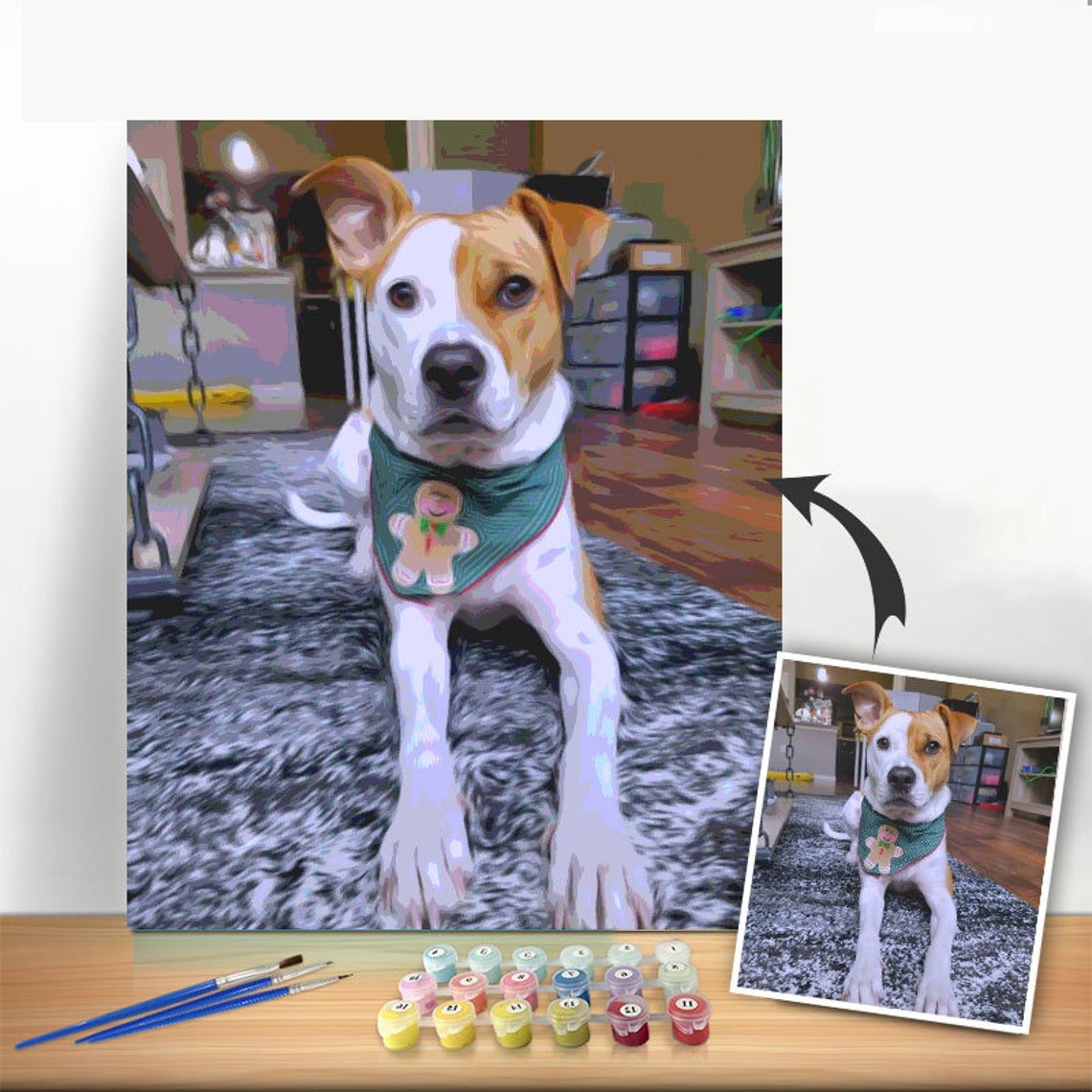Custom Pet Paint by Numbers | Just Upload Your Photo! - Custom Paint By Numbers