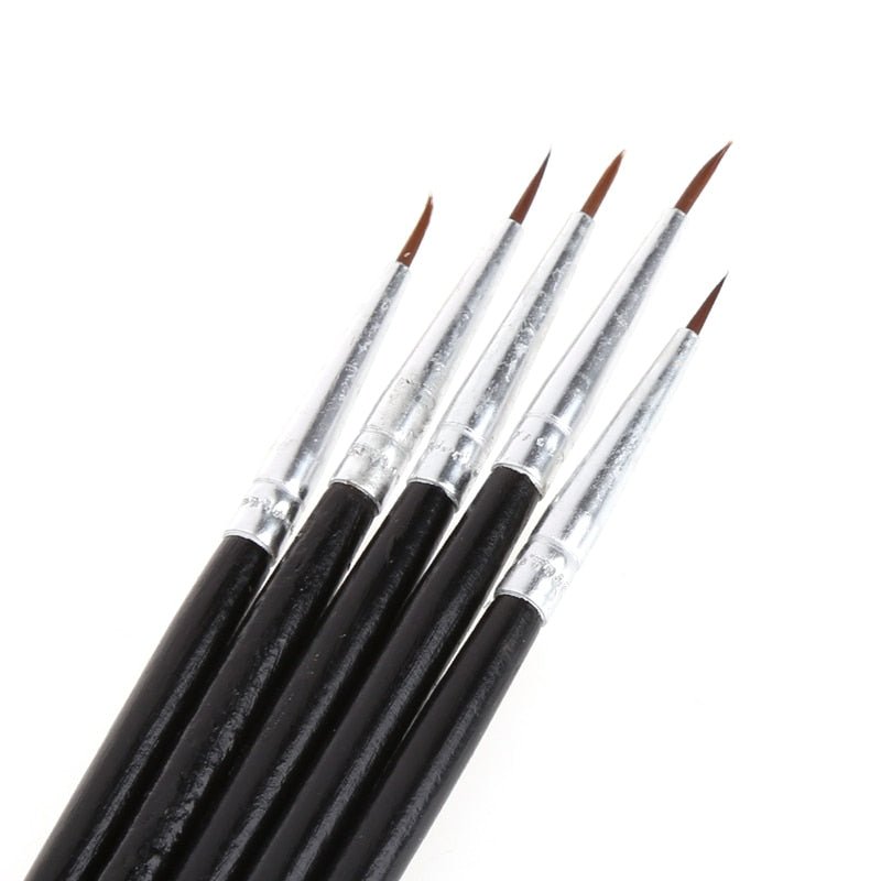 Fine Nylon Paint Brushes - Custom Paint By Numbers
