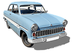 Ford Cologne Taunus 12M Paint By Number Kit - Custom Paint By Numbers