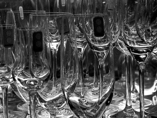 Glasses Champagne Glasses Glass Paint By Number Kit - Custom Paint By Numbers