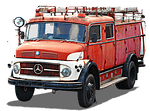 Isolated Mercedes Benz L 1113 Tlf Paint By Number Kit - Custom Paint By Numbers