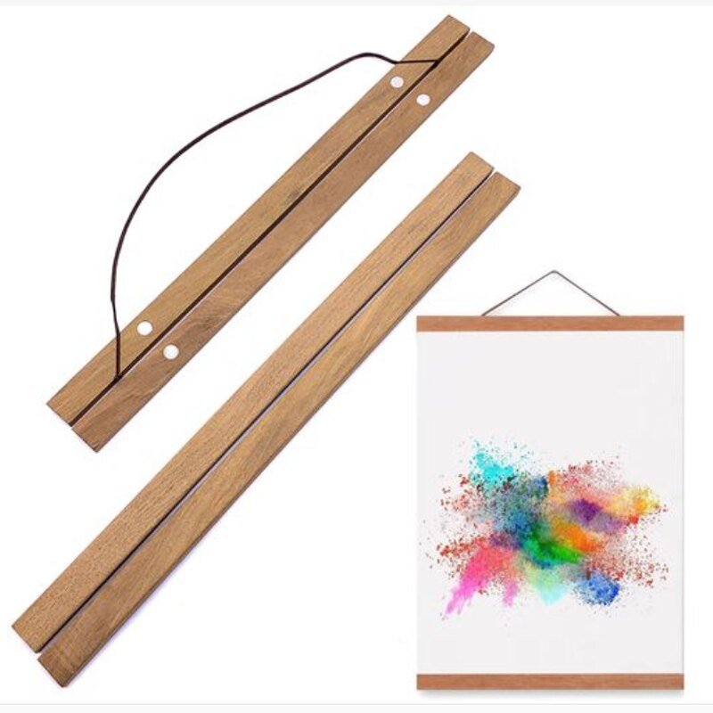 Magnetic Wooden Canvas Hanger - Custom Paint By Numbers