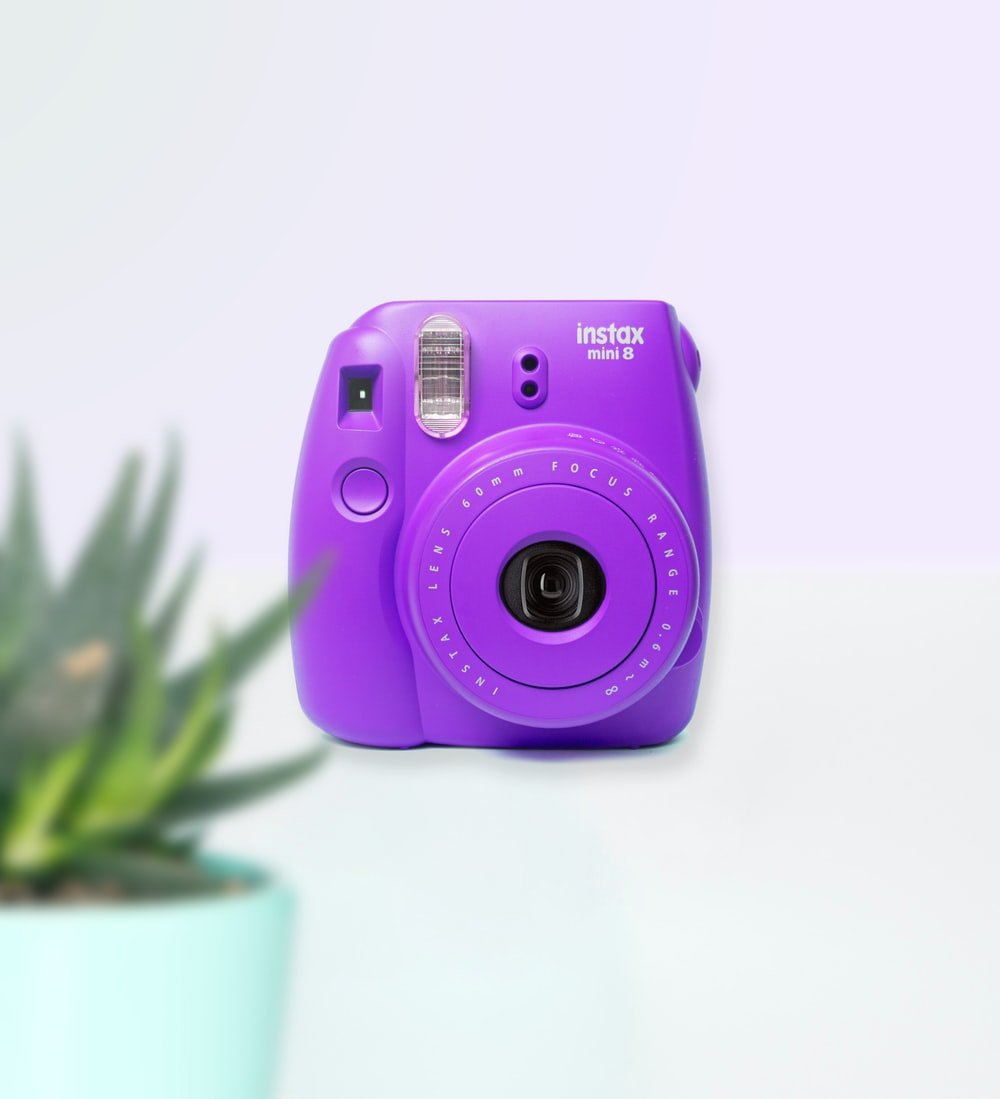 Paint By Numbers | Abidjan - Purple Nikon Point And Shoot Camera - Custom Paint By Numbers