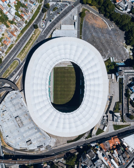 Paint By Numbers | Aerial Photography Of Soccer Stadium - Custom Paint By Numbers