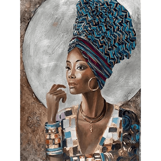 Paint By Numbers | African Goddess 2 - Custom Paint By Numbers