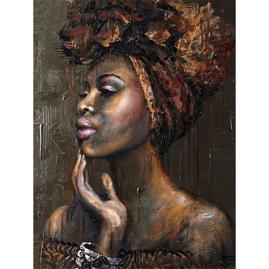 Paint By Numbers | African Goddess - Custom Paint By Numbers