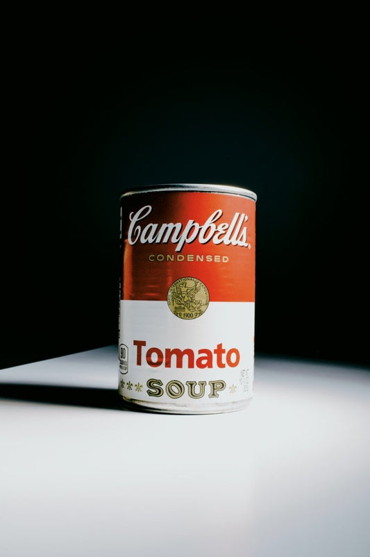 Paint By Numbers | Andy Warhol - Campbells Chicken Noodle Soup Can - Custom Paint By Numbers