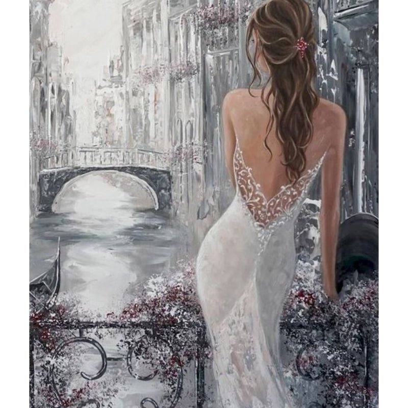 Paint By Numbers | Bride in Venice - Custom Paint By Numbers